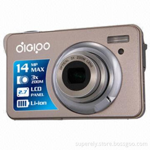 14.0MP Digital Camera with 2.7-inch Screen, 5x Optical and Digital Zoom